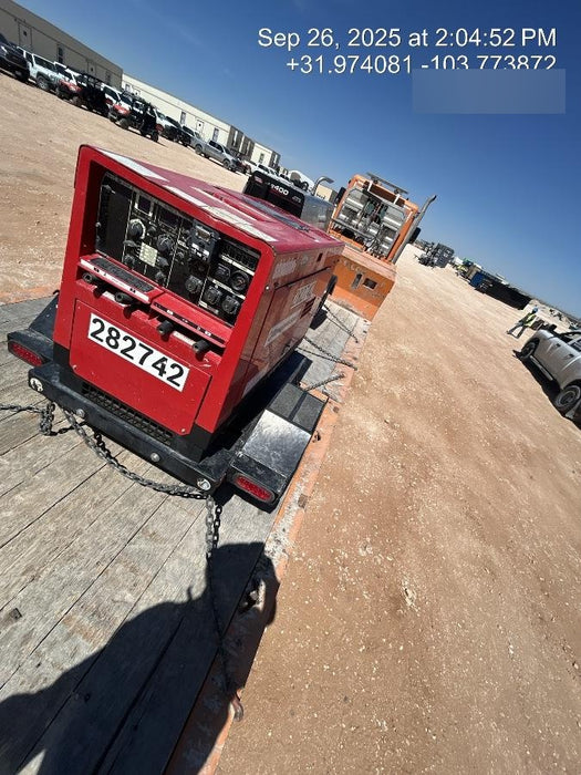 2022 Shindaiwa DGW400MDL Kubota D902 Engine, 23 HP, Dual Op Welder, Wire, Arc, Droop Stick, Tig, and CC Stick Functionality, Simulphase, 3 Phase and 1 Phase Gen Output, Single Axle NB Trlr, Slr Trckl Chrg 12V 12W, Fire Ext