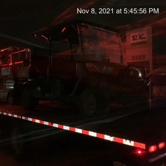 2022 Kubota RTV-X1140W-H Plastic Canopy, Windshield Acrylic Clear, LED Strobe Light, Wire Harness Kit, Back up Alarm
