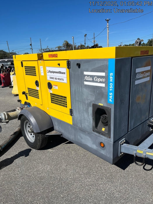 2020 ATLAS COPCO PAS 150 HF CS Enclosed
