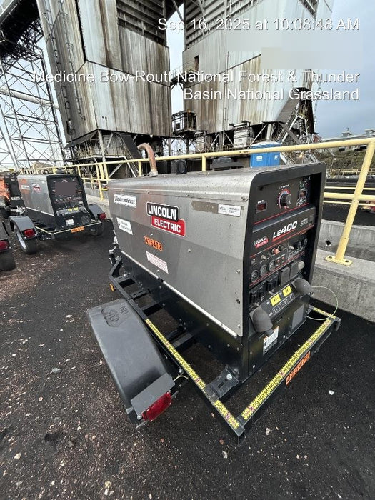 2024 Lincoln Electric LE400 Kubota V1505, Trlr, Cable Rack, Light Kit, ES Decals, T3