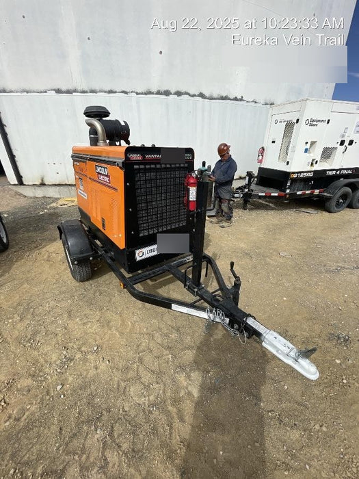 2021 Lincoln Electric Vantage 549X Ready Pak 3, ORANGE (includes trailer, cable rack, fender light kit)