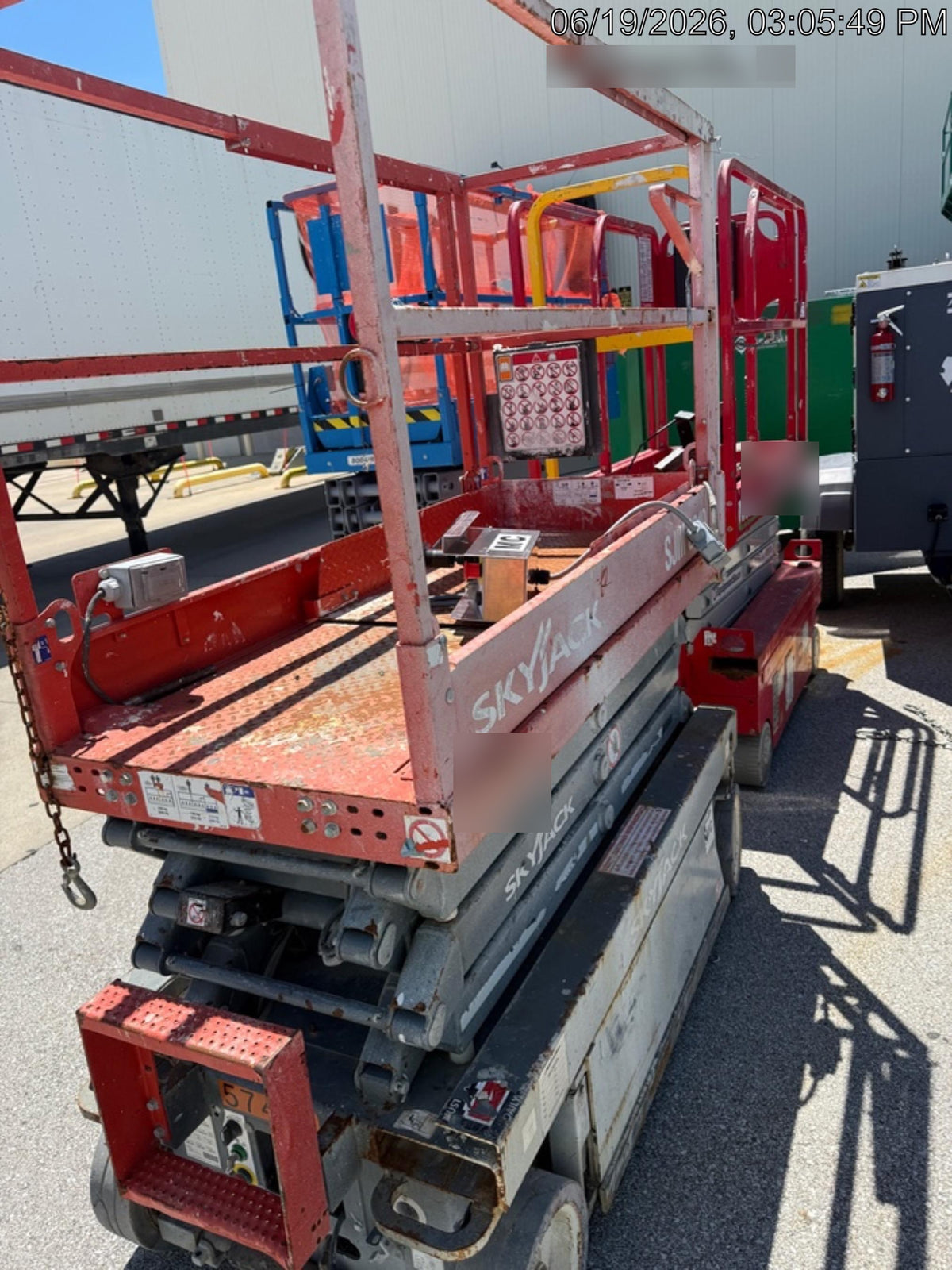 2018 Skyjack SJIII-3219 Standard Rental Specs