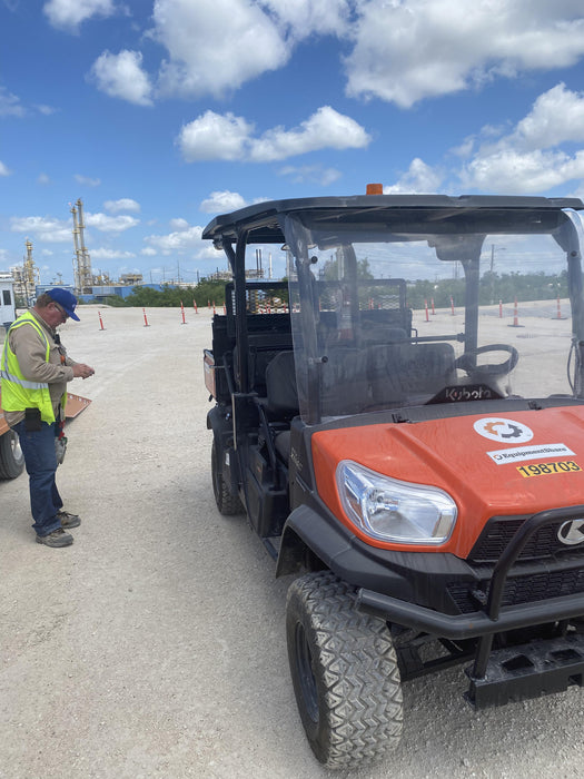 2022 Kubota RTV-X1140W-H Plastic Canopy, Windshield Acrylic Clear, LED Strobe Light, Wire Harness Kit, Back up Alarm