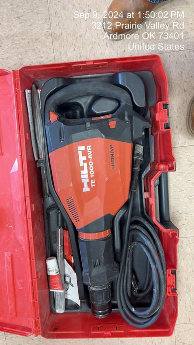 2021 HILTI TE 1000-AVR