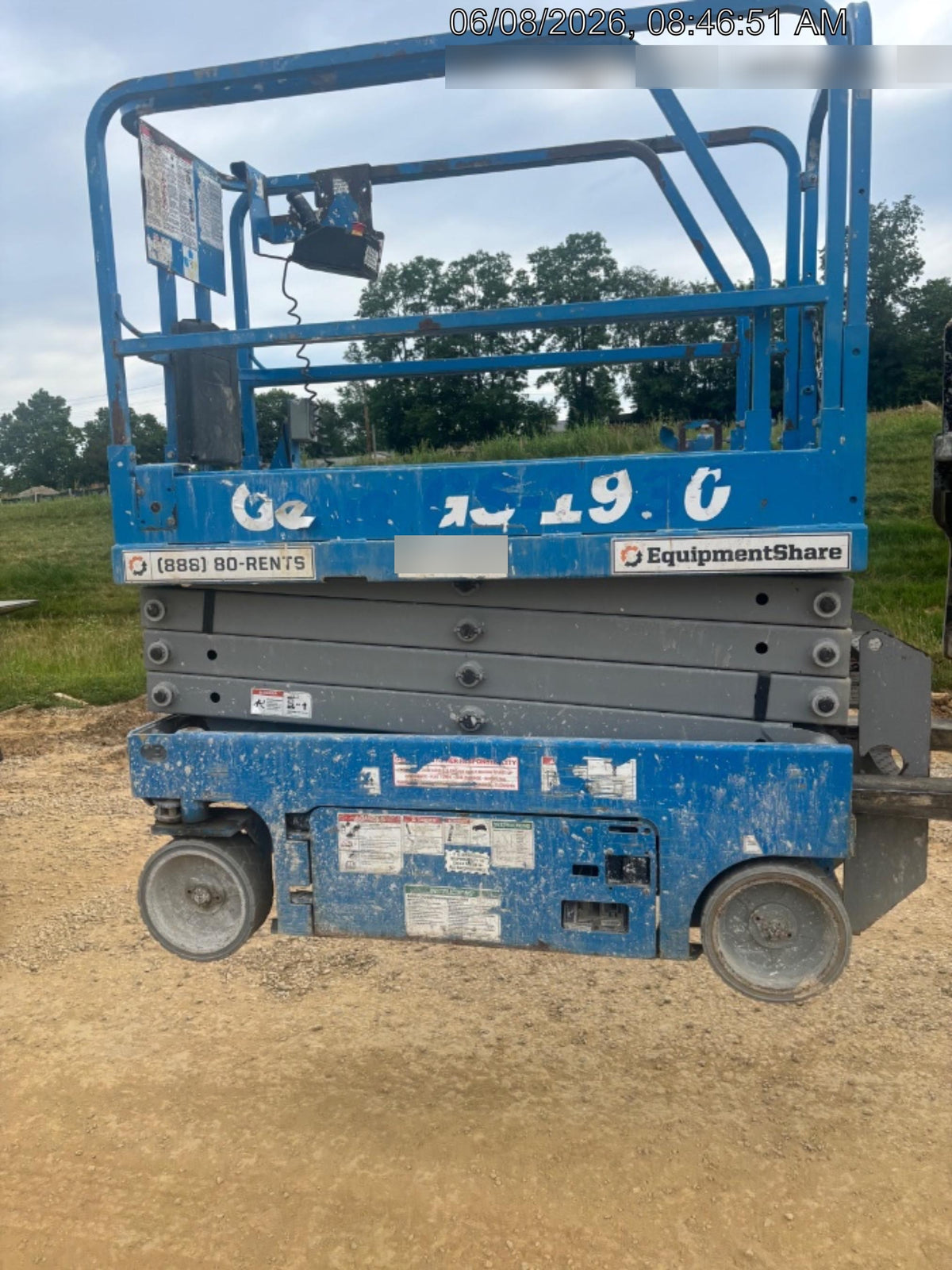 2016 Genie GS-1930 Standard Rental Specs
