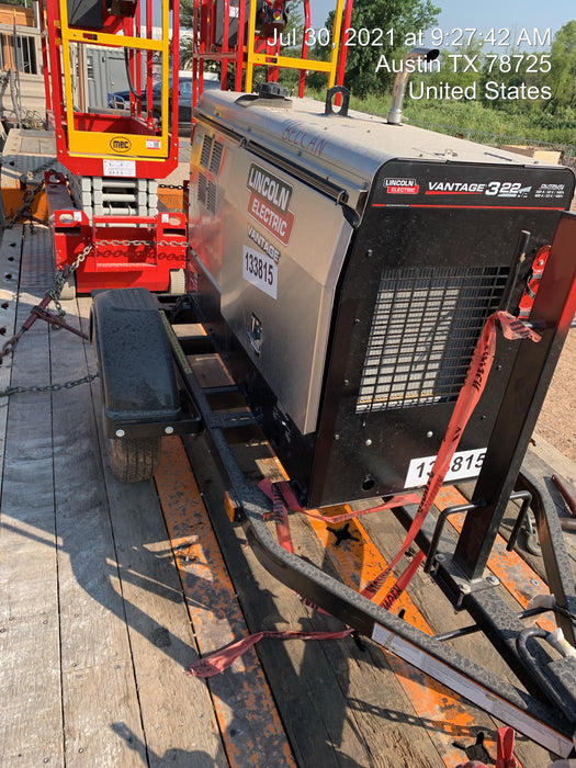 2021 Lincoln Electric Vantage 322 Ready Pak 3