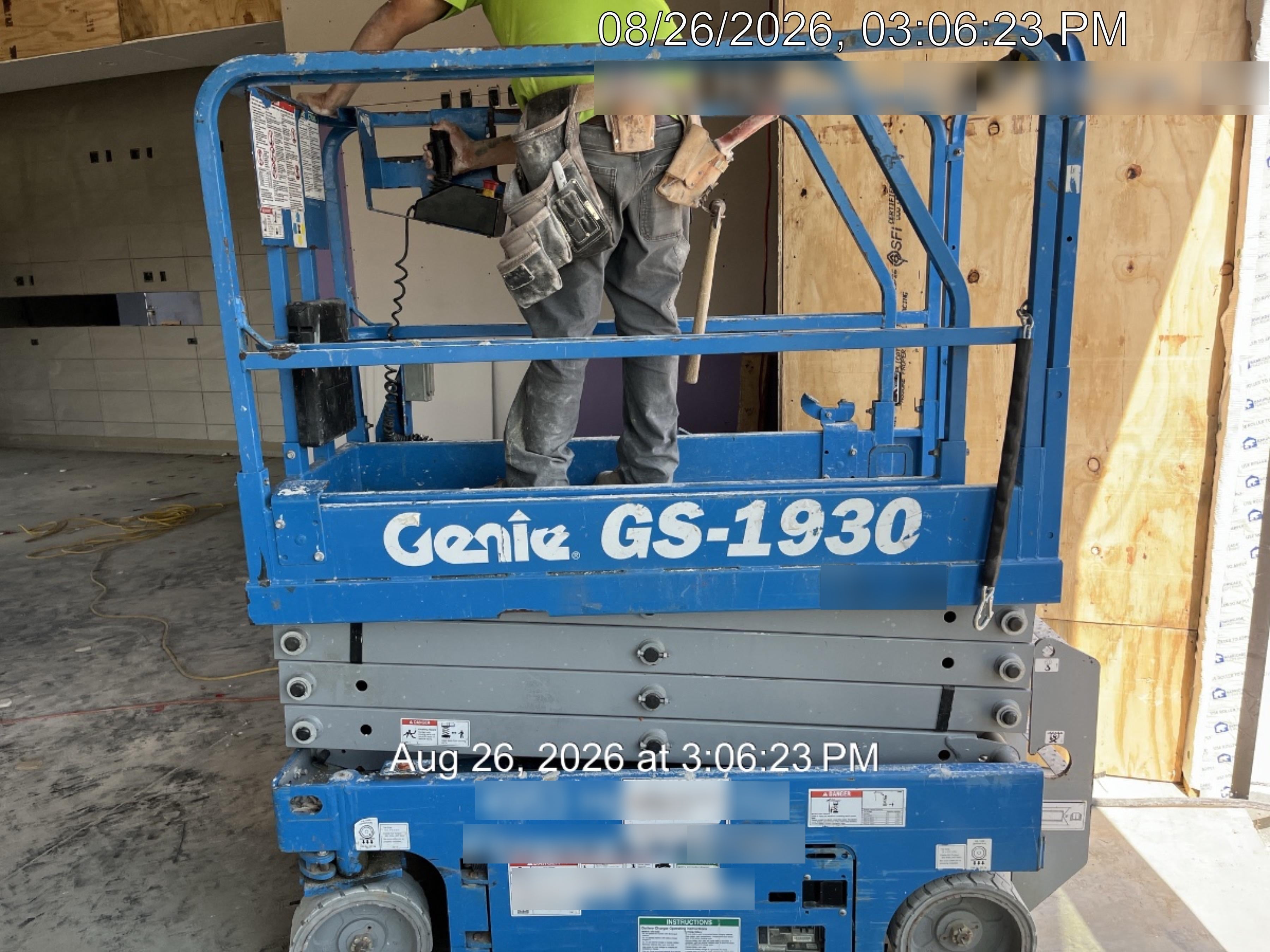 2018 Genie GS-1930 Genie GS-1930 w/Fixed Rail, Chain Entry