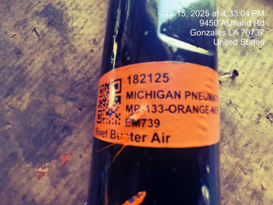 2021 MICHIGAN PNEUMATIC MP-133-ORANGE-NEP