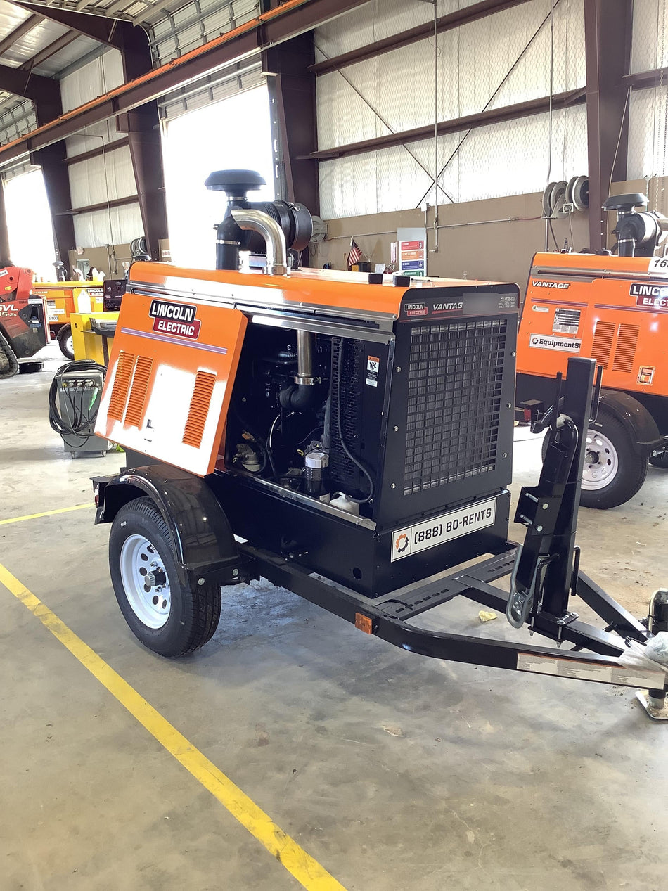 2021 Lincoln Electric Vantage 549X Ready Pak 3, ORANGE (includes trailer, cable rack, fender light kit)