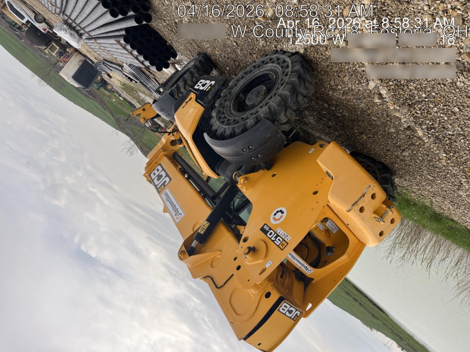 2020 JCB 510-56 Cab/Heat/Air, Solid Tires, Work Lights, Beacon, Aux Hydraulics, Back up Alarm, Lifting Eye, ES Decals