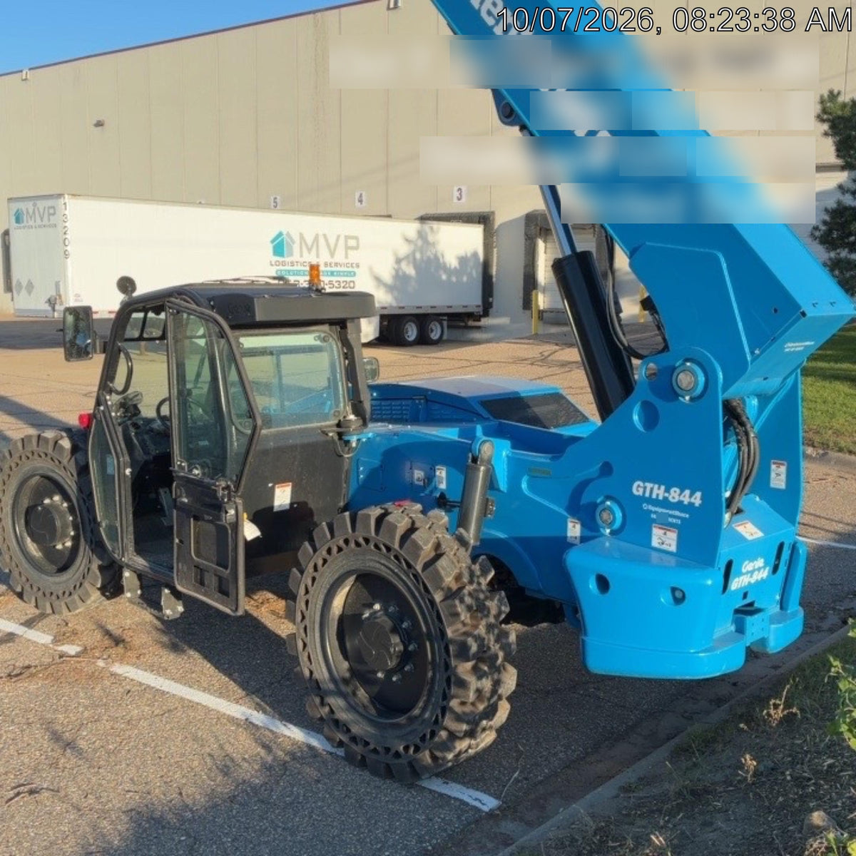 2024 Genie GTH-844 74Hp Dsl, Cab/Heat/Air, Sld Tires, LED WL, Bcn, L Hook, T3 + Access Control