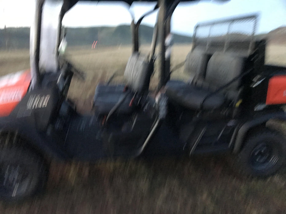 2021 Kubota RTV-X1140W-H Plastic Canopy, Windshield Acrylic Clear, LED Strobe Light, Wire Harness Kit, Back up Alarm