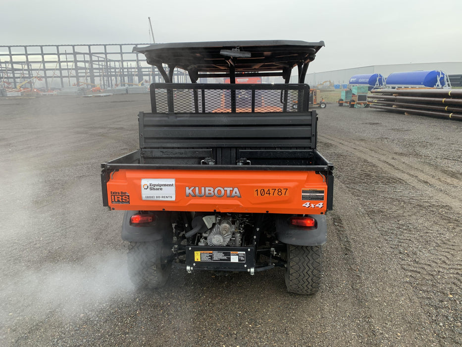 2020 Kubota RTV-X1140W-H 4WD utility cart -LED strobe -Windshield tempered glass -Plastic canopy -Wire harness kit -Backup alarm