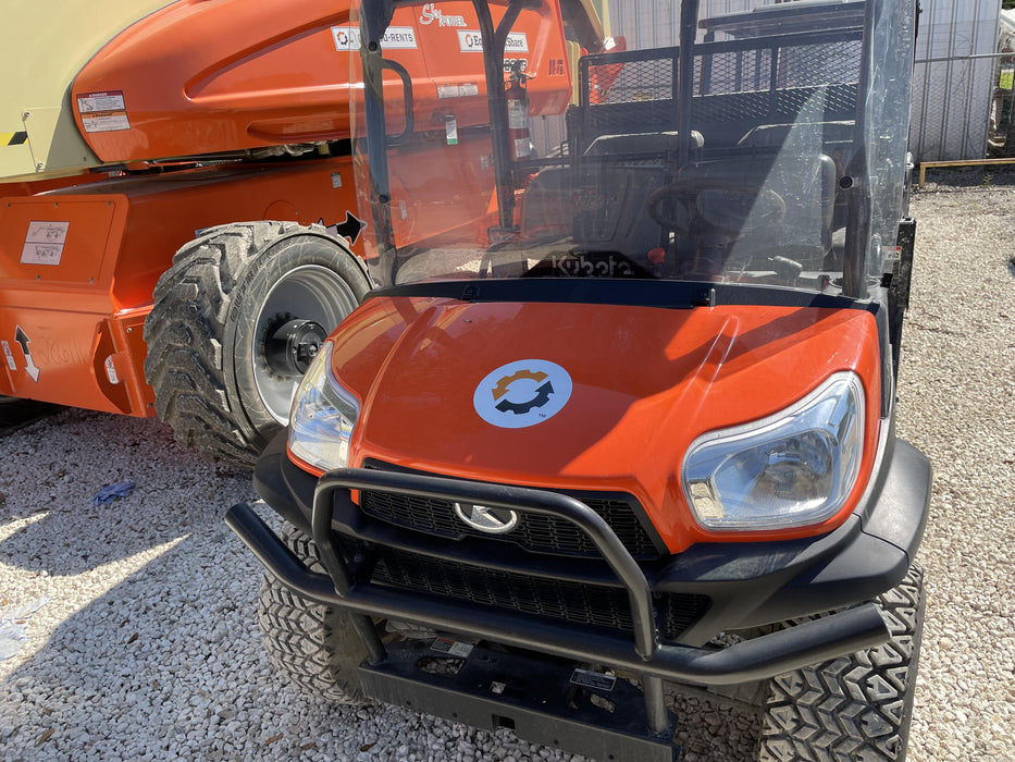 2022 Kubota RTV-X1140W-H Plastic Canopy, Windshield Acrylic Clear, LED Strobe Light, Wire Harness Kit, Back up Alarm