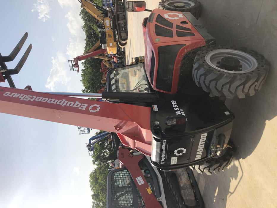 2020 Manitou MTA5519 Cab/Heat/Air, Solid Tires, Work Lights, Beacon, Aux Hydraulics, Back up Alarm, Mirrors, ES Keypad