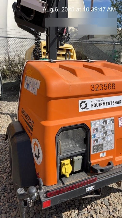 2023 Generac MLT2 Diesel, Flex Switch 120V Input, Powerzone Controller, (4) 320W LED Lights, 4kW Generator, 39.9 Gal Fuel Tank, 2" Ball, T3