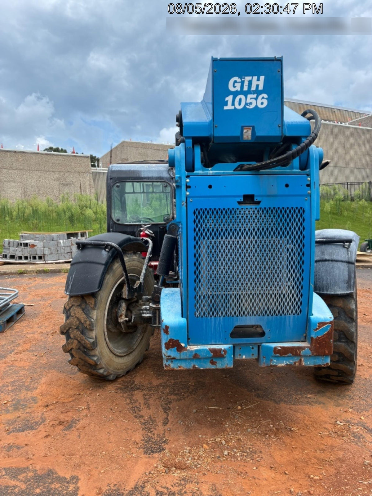 2019 Genie GTH-1056 Cab/Heat/AC, Solid RT Tires, LED Work Lights, Beacon 60" QA Carriage, 60" Forks