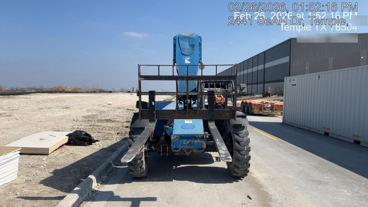 2019 Genie GTH-844 Canopy, Solid RT Tires, LED Work Lights, Beacon 60" QA Carriage, 48" Forks