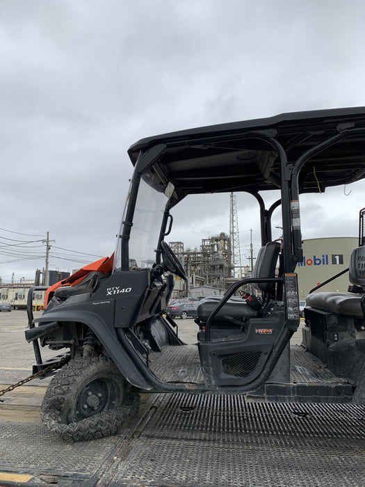 2021 Kubota RTV-X1140W-H Plastic Canopy, Windshield Acrylic Clear, LED Strobe Light, Wire Harness Kit, Back up Alarm