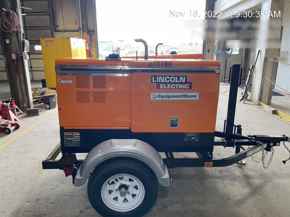 2022 Lincoln Electric LE400 Kubota V1505, Trlr, Cable Rack, Light Kit, ES Decals, T3