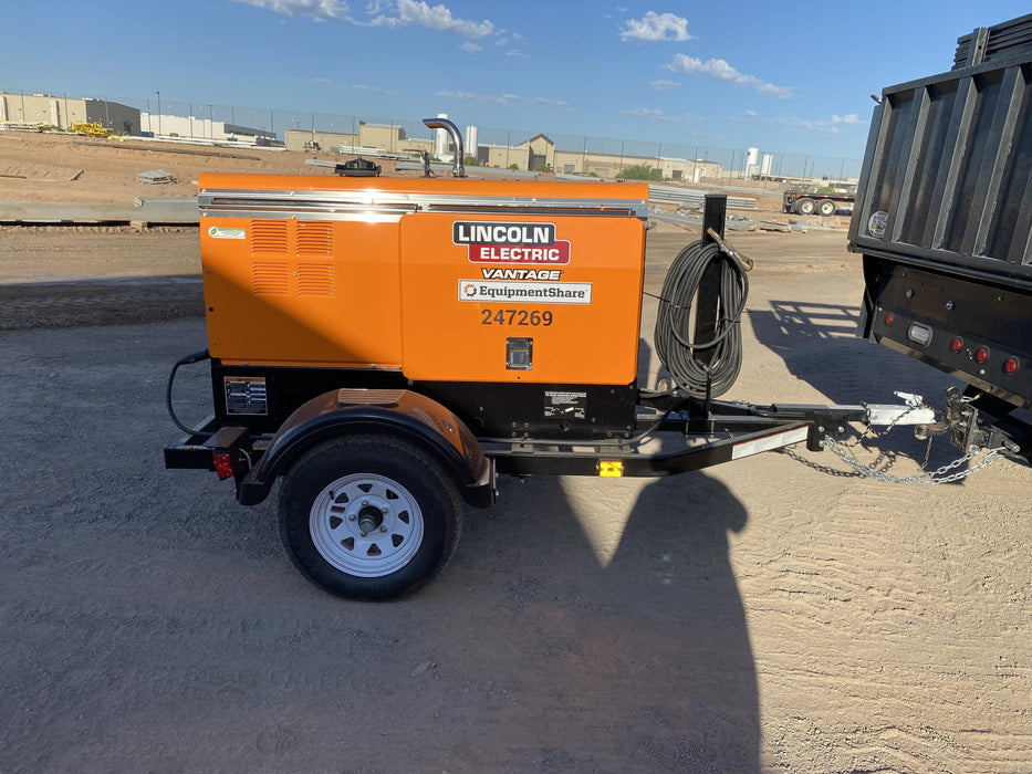 2022 Lincoln Electric LE400 Kubota V1505, Trlr, Cable Rack, Light Kit, ES Decals, T3