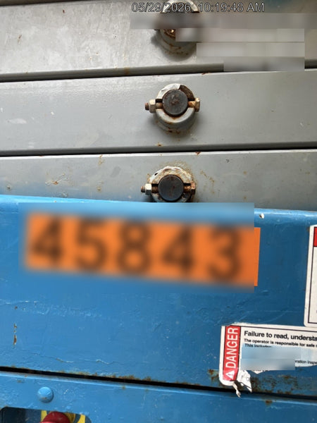 2019 Genie GS-1930 Fixed rails with chain Entry