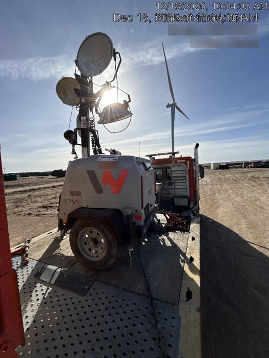 2019 Wacker Neuson LTV6L-MH Wacker Neuson LTV6L Mobile Light Tower w/Fuel Level Sensor Installed