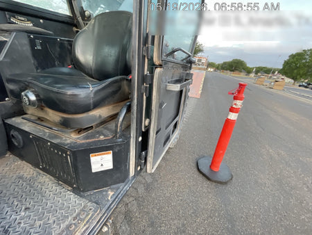 2018 Genie GTH-1056 Genie GTH-1056 w/CAB, Solid Tires, Work Lights, 60" carriage/forks, cab mesh, beacon