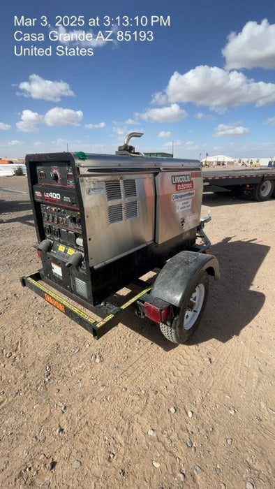 2024 Lincoln Electric LE400 Kubota V1505, Trlr, Cable Rack, Light Kit, ES Decals, T3