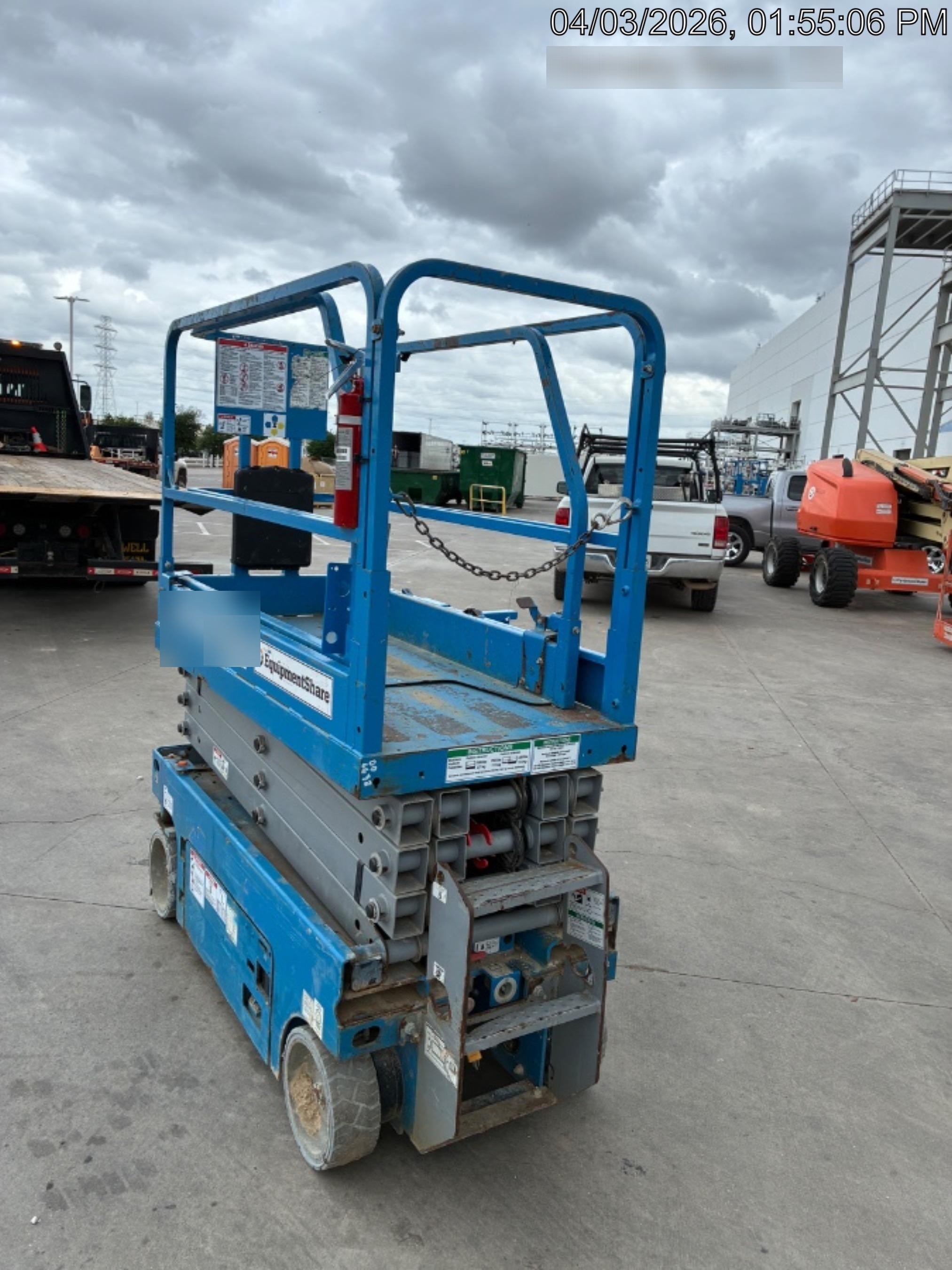 2019 Genie GS-1930 Fixed rails with chain Entry