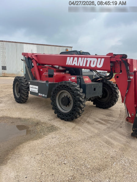 2018 Manitou MTA8044 MTA 8044 - 74 HP T4, Canopy, Worklights/Strobe, Beacon, 66" Carriage, 48" Forks, Solid Tires, Lift Hook, Aux Hydraulics