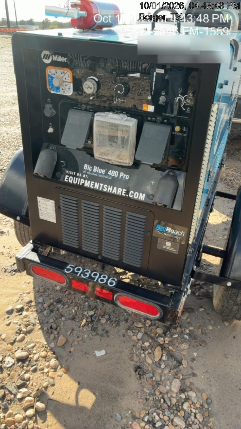 2025 MILLER ELECTRIC BIG BLUE 400