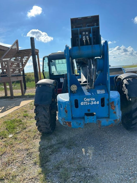 2019 Genie GTH-844 Cab/Heat/AC, Solid RT Tires, LED Work Lights, Beacon 60" QA Carriage, 48" Forks