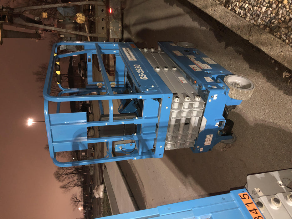 2020 Genie GS-1930 Solid Non Marking Tires, Beacon, Folding rails with half height swing gate