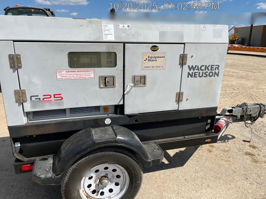 2018 WACKER NEUSON G25