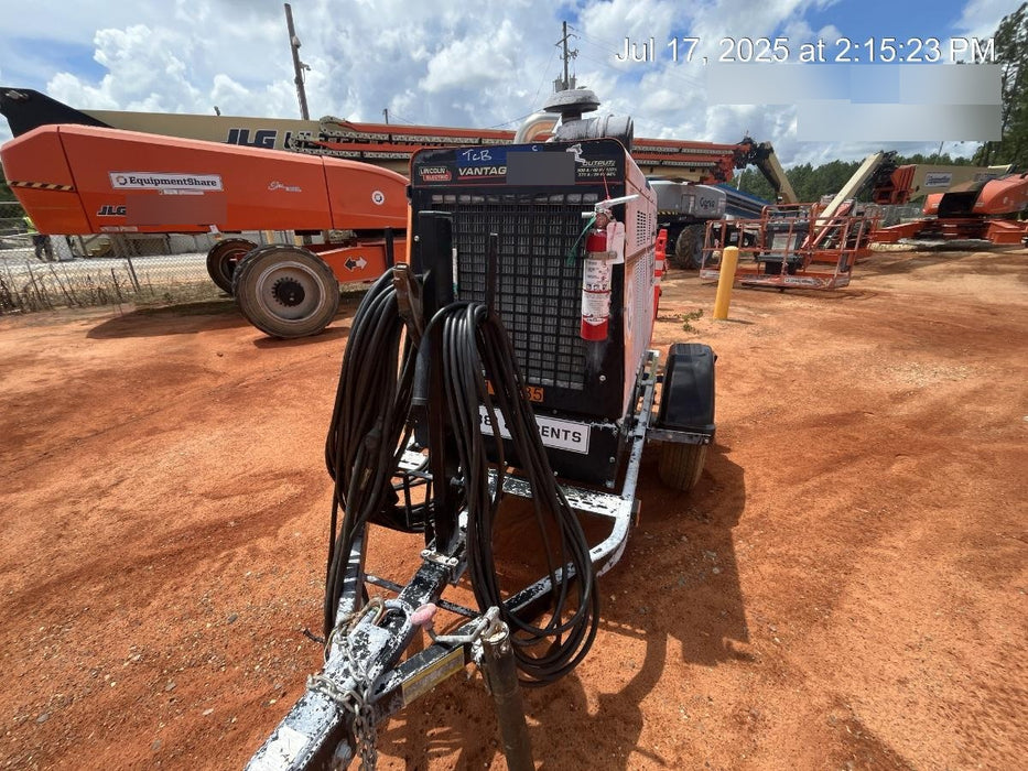 2021 Lincoln Electric Vantage 549X Ready Pak 3, ORANGE (includes trailer, cable rack, fender light kit)