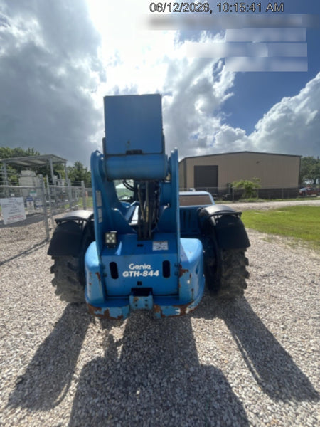 2018 Genie GTH-844 Genie GTH-844 w/Enclosed Cab w/HVAC, Work Lights, Solid Tires, Beacon, 60" Carriage and Forks