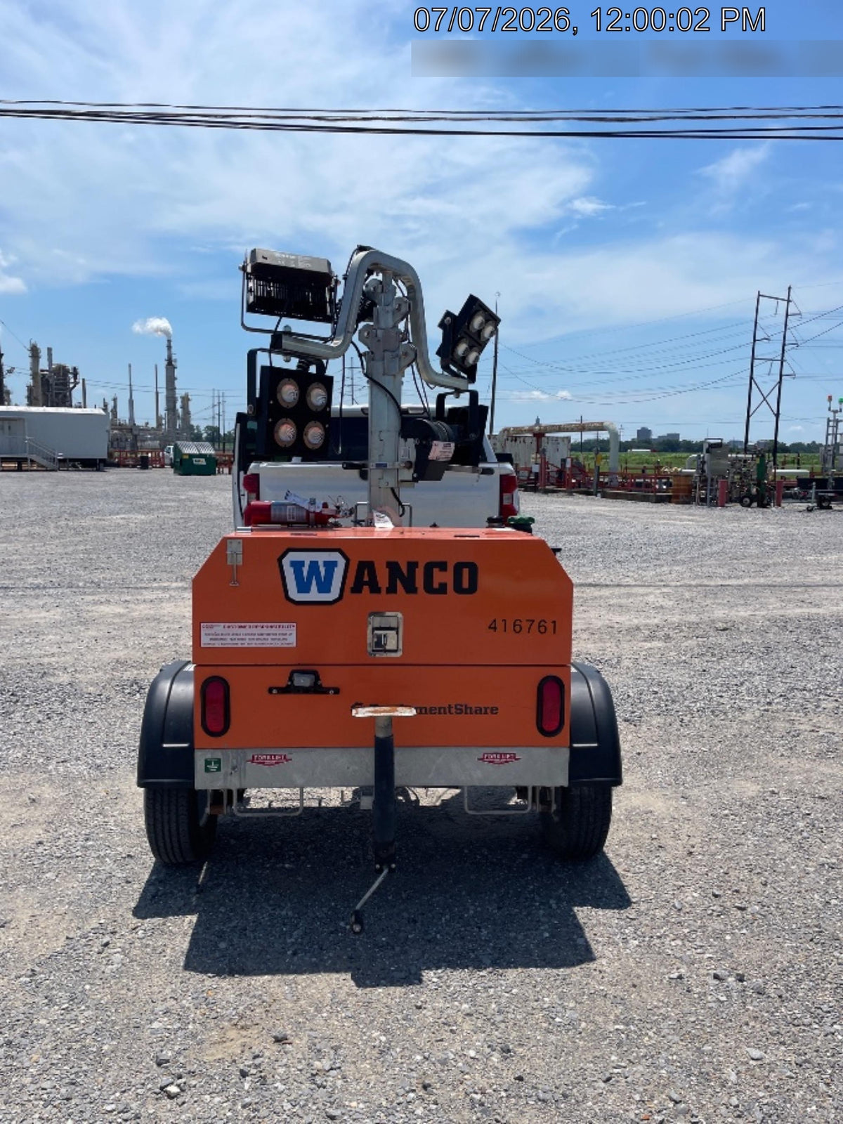 2024 Wanco WLTT-4MM4K Diesel, Deep Sea Controller, Shore Power Plug, Auto Start, (4) 350W LED Floodlights, 4kW Generator, 60 Gal Fuel Tank, 2" Ball, T3