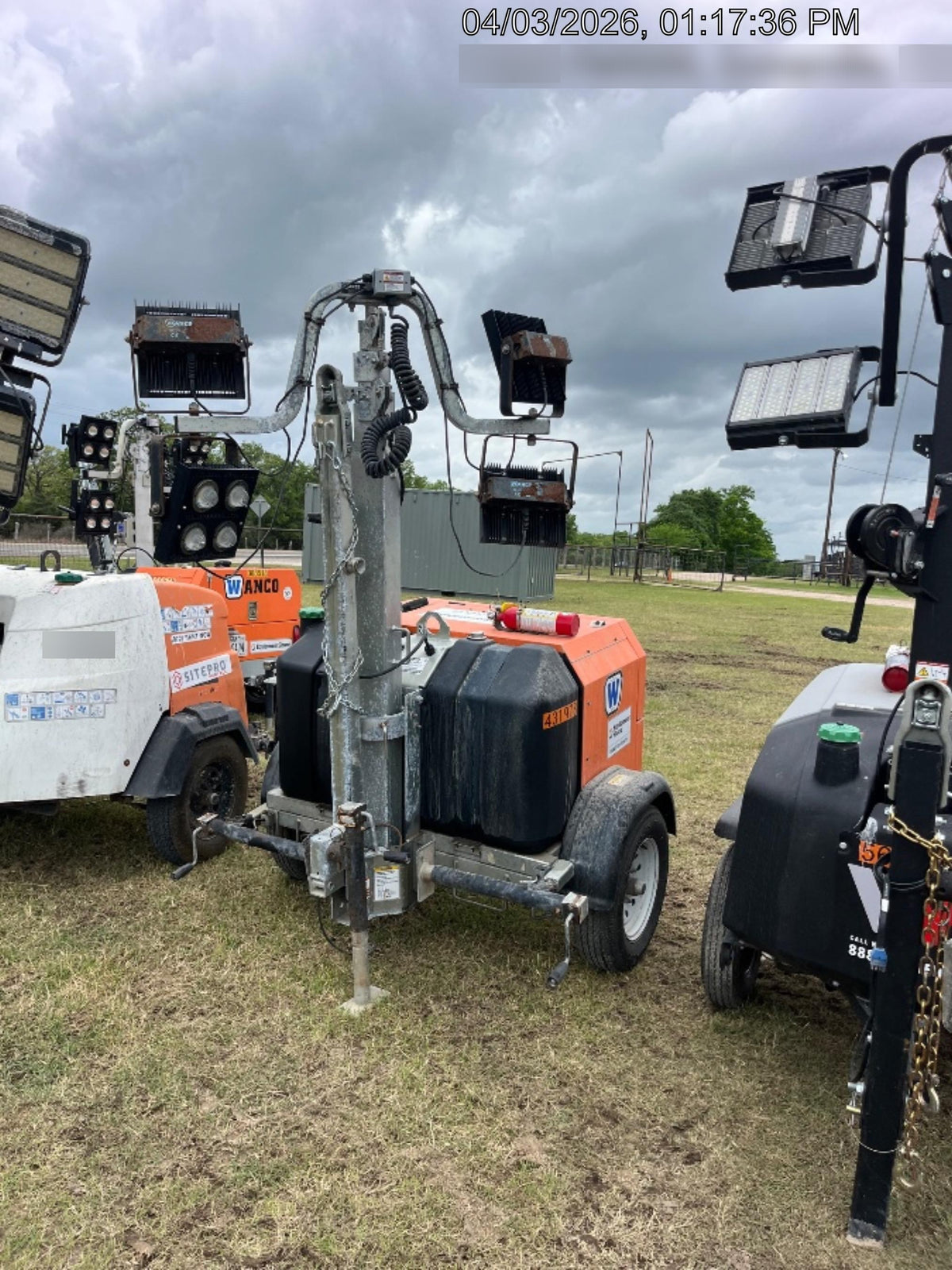 2024 Wanco WLTT-4MM4K Diesel, Deep Sea Controller, Shore Power Plug, Auto Start, (4) 350W LED Floodlights, 4kW Generator, 60 Gal Fuel Tank, 2" Ball, T3
