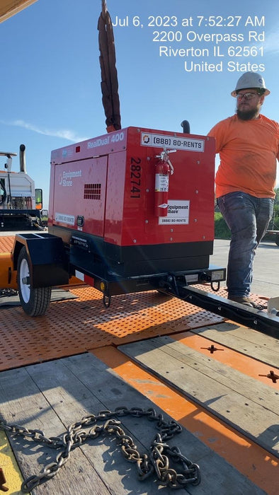 2022 Shindaiwa DGW400MDL Kubota D902 Engine, 23 HP, Dual Op Welder, Wire, Arc, Droop Stick, Tig, and CC Stick Functionality, Simulphase, 3 Phase and 1 Phase Gen Output, Single Axle NB Trlr, Slr Trckl Chrg 12V 12W, Fire Ext