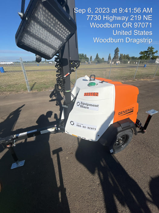 2023 Generac MLT2 Diesel, Flex Switch 120V Input, Powerzone Controller, (4) 320W LED Lights, 4kW Generator, 39.9 Gal Fuel Tank, 2" Ball, T3