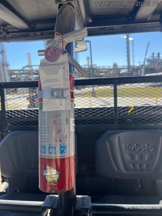 2022 Kubota RTV-X1140W-H Plastic Canopy, Windshield Acrylic Clear, LED Strobe Light, Wire Harness Kit, Back up Alarm