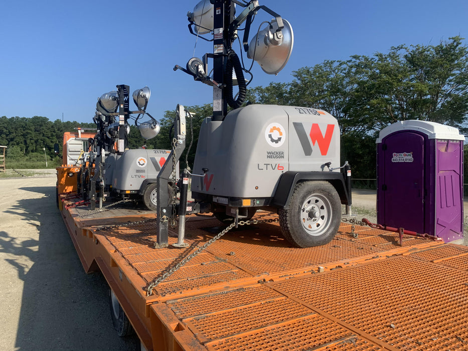 2019 Wacker Neuson LTV6L-MH Wacker Neuson LTV6L Mobile Light Tower w/Fuel Level Sensor Installed