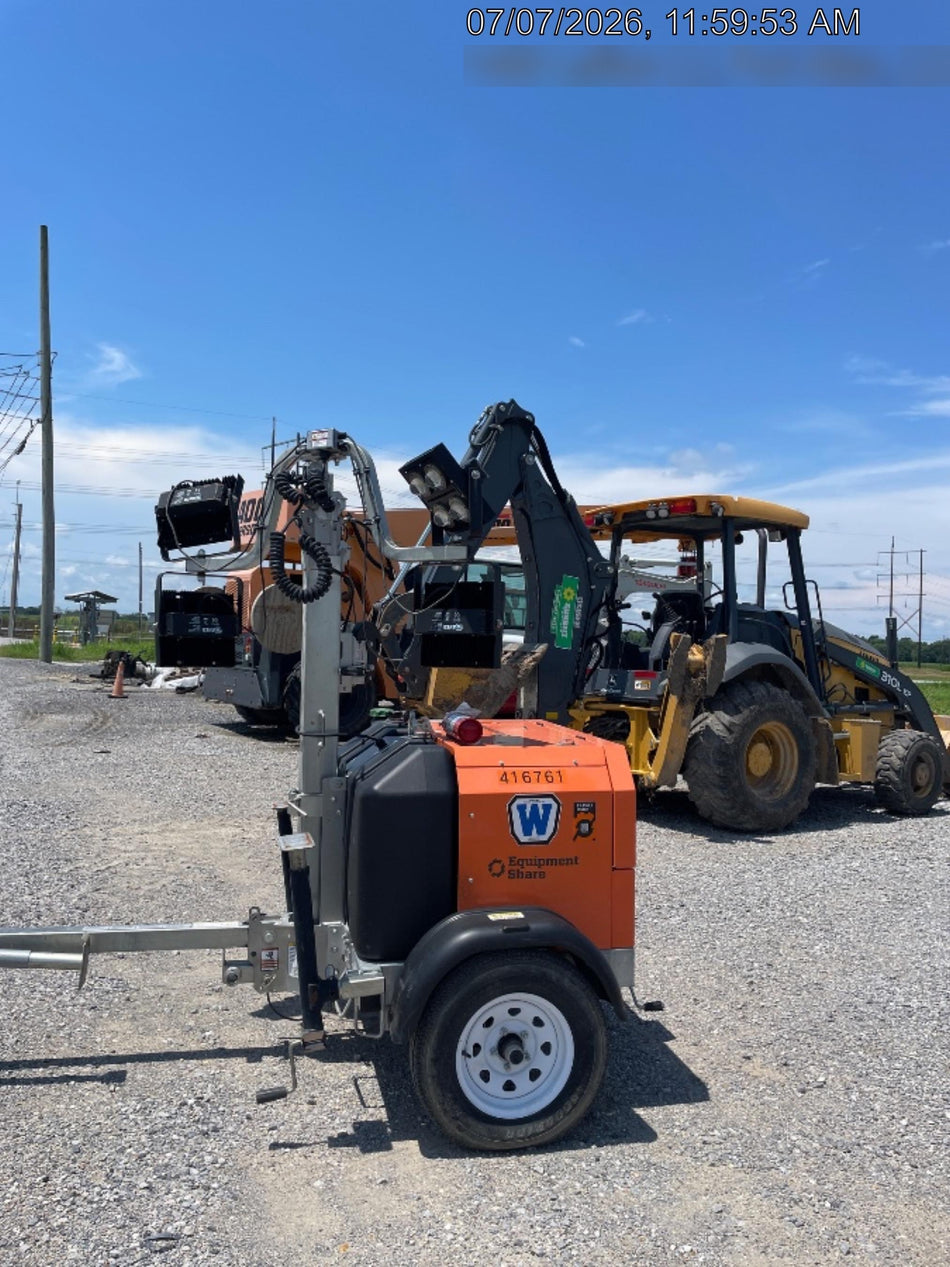 2024 Wanco WLTT-4MM4K Diesel, Deep Sea Controller, Shore Power Plug, Auto Start, (4) 350W LED Floodlights, 4kW Generator, 60 Gal Fuel Tank, 2" Ball, T3