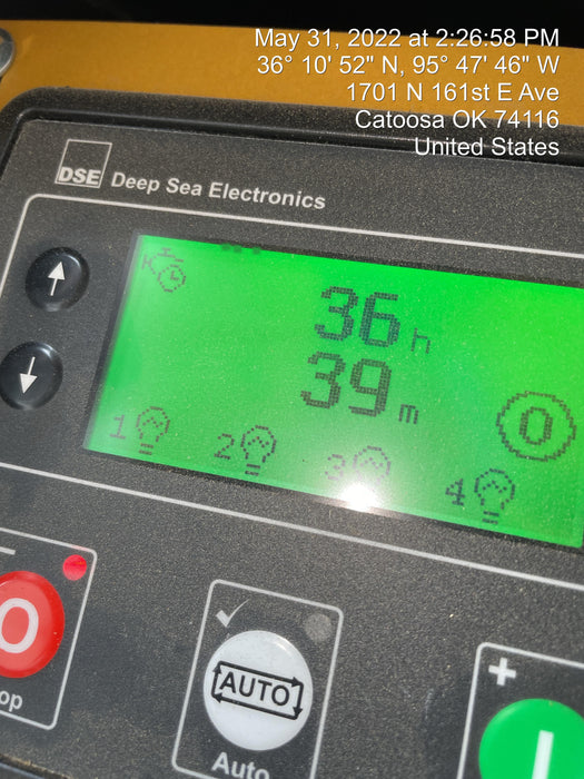 2022 Allmand NLV3GR (4) LED Light Fixture 350W, 23' Vertical Mast, 3kW Prime, Towable, Deep Sea L401, Leveling Jacks, Yanmar T4F 5.8hp