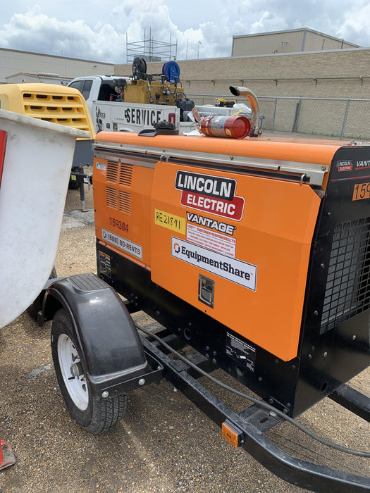 2021 Lincoln Electric Vantage 322 Vantage 322 Ready Pak 3 w/ Decals, ORANGE (includes trailer, cable rack, fender light kit) NO Telematics