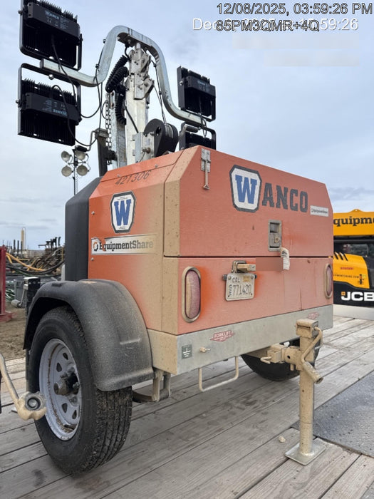 2024 Wanco WLTT-4MM4K Diesel, Deep Sea Controller, Shore Power Plug, Auto Start, (4) 350W LED Floodlights, 4kW Generator, 60 Gal Fuel Tank, 2" Ball, T3