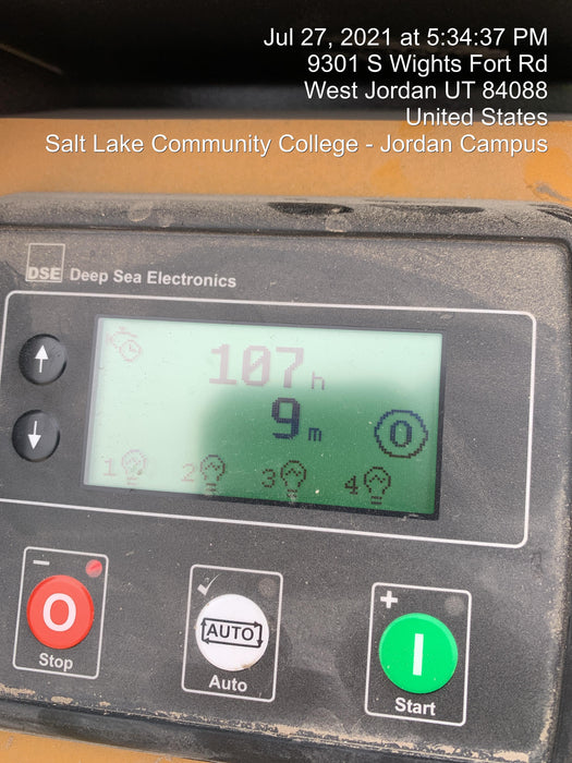 2021 Allmand NLV3GR (4) LED Light Fixture 350W, 23' Vertical Mast, 3kW Prime, Towable, Deep Sea L401, Leveling Jacks, Yanmar T4F 5.8hp