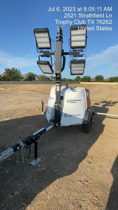 2023 Generac MLT2 Diesel, Flex Switch 120V Input, Powerzone Controller, (4) 320W LED Lights, 4kW Generator, 39.9 Gal Fuel Tank, 2" Ball, T3