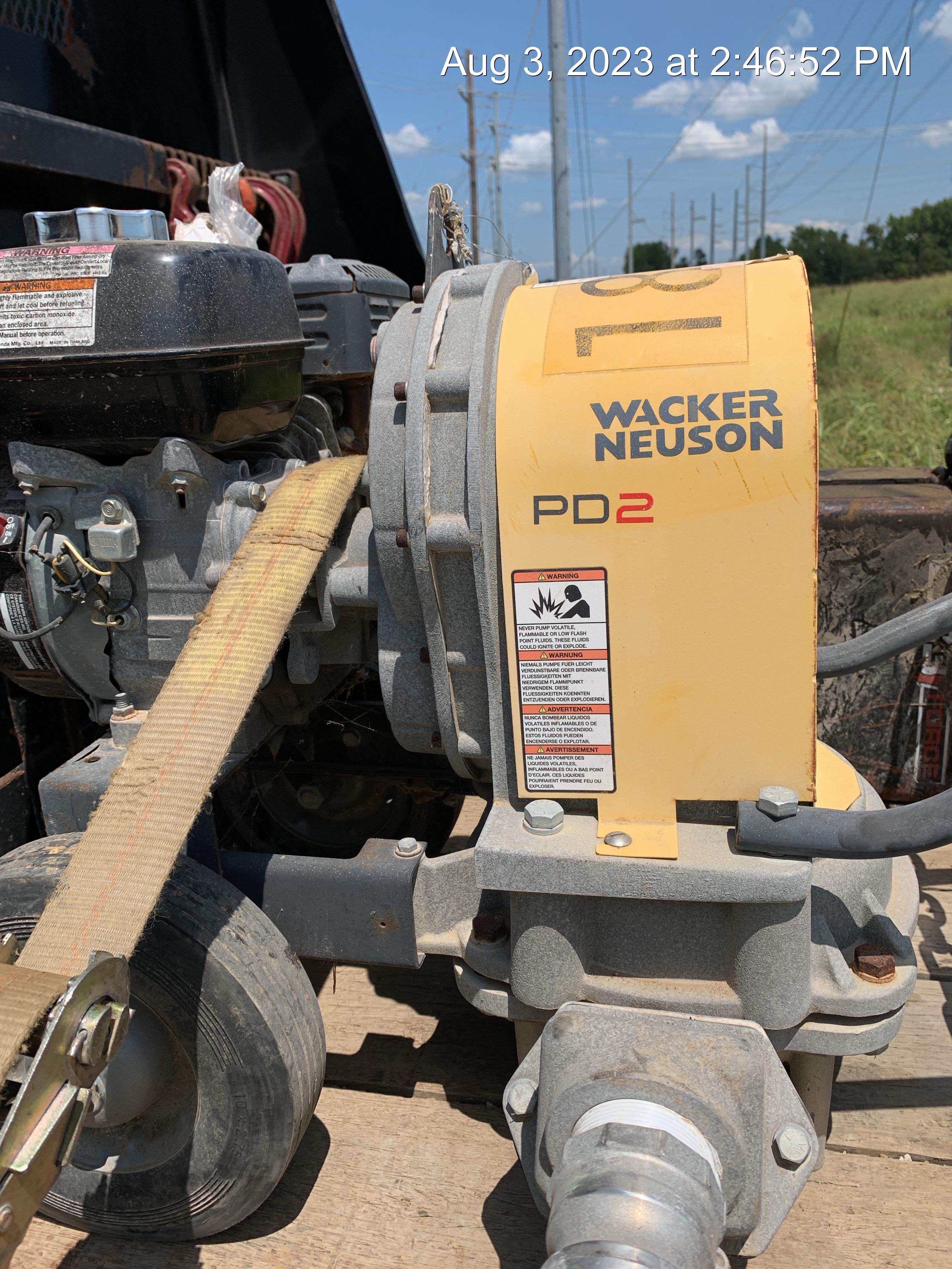 2018 WACKER NEUSON PDT2
